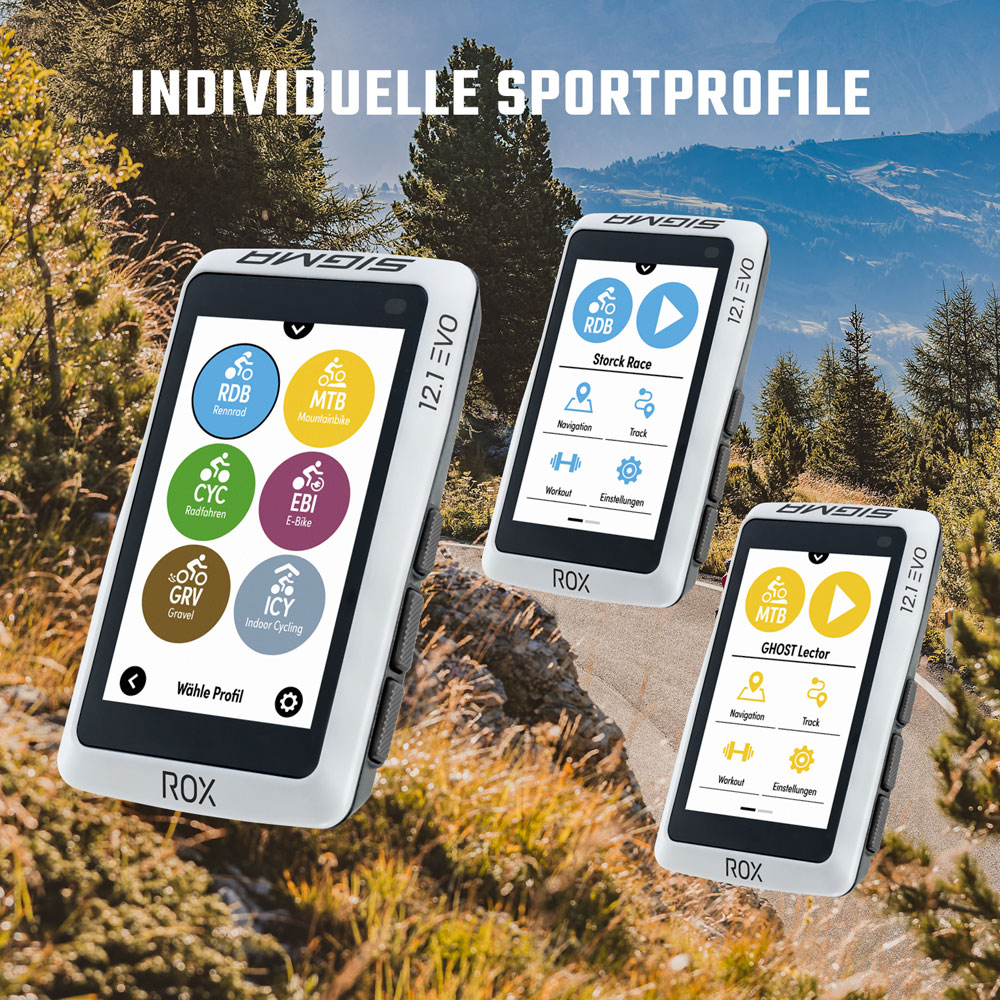 SIGMA ROX 12.1 EVO Basic Set - GPS-Fahrrad Navigationssystem - Image 12